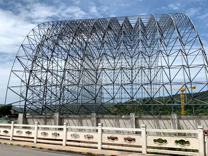 辉县山寨矿储煤棚网架